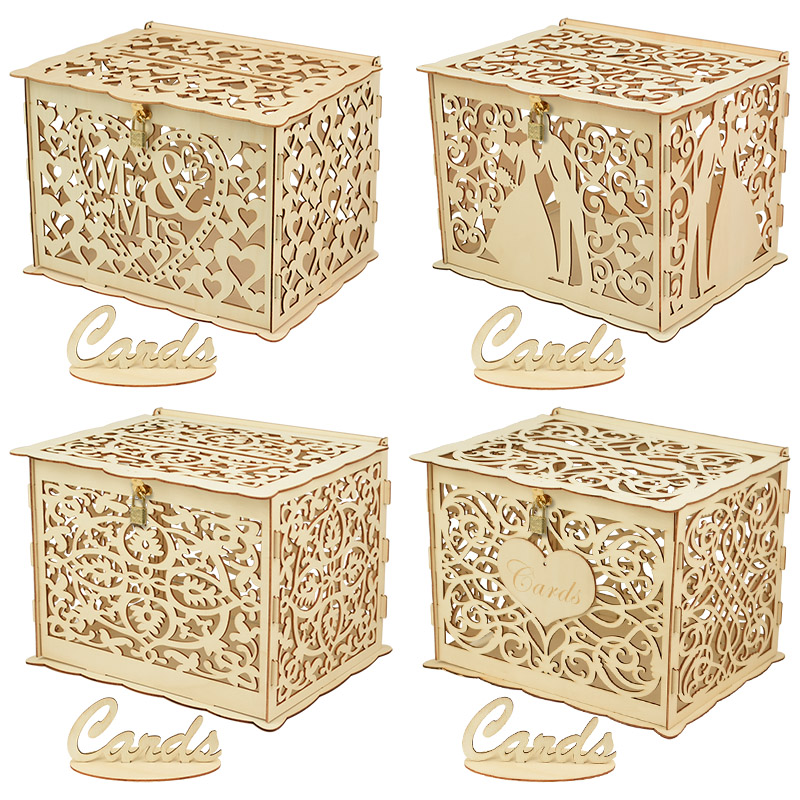 30X24X21cm DIY Wedding Gift Ca – Card Index Box recenzja i cena