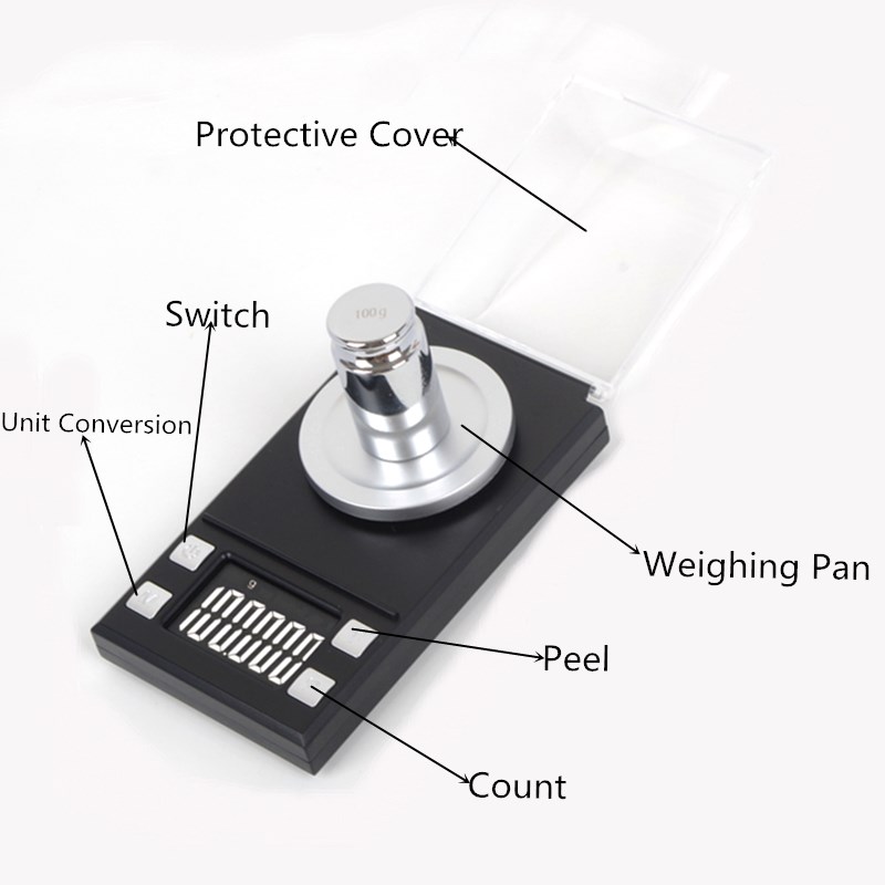 20/50/100g 0.001g Digital Jewe – Tape Dispenser Weighted recenzja i cena