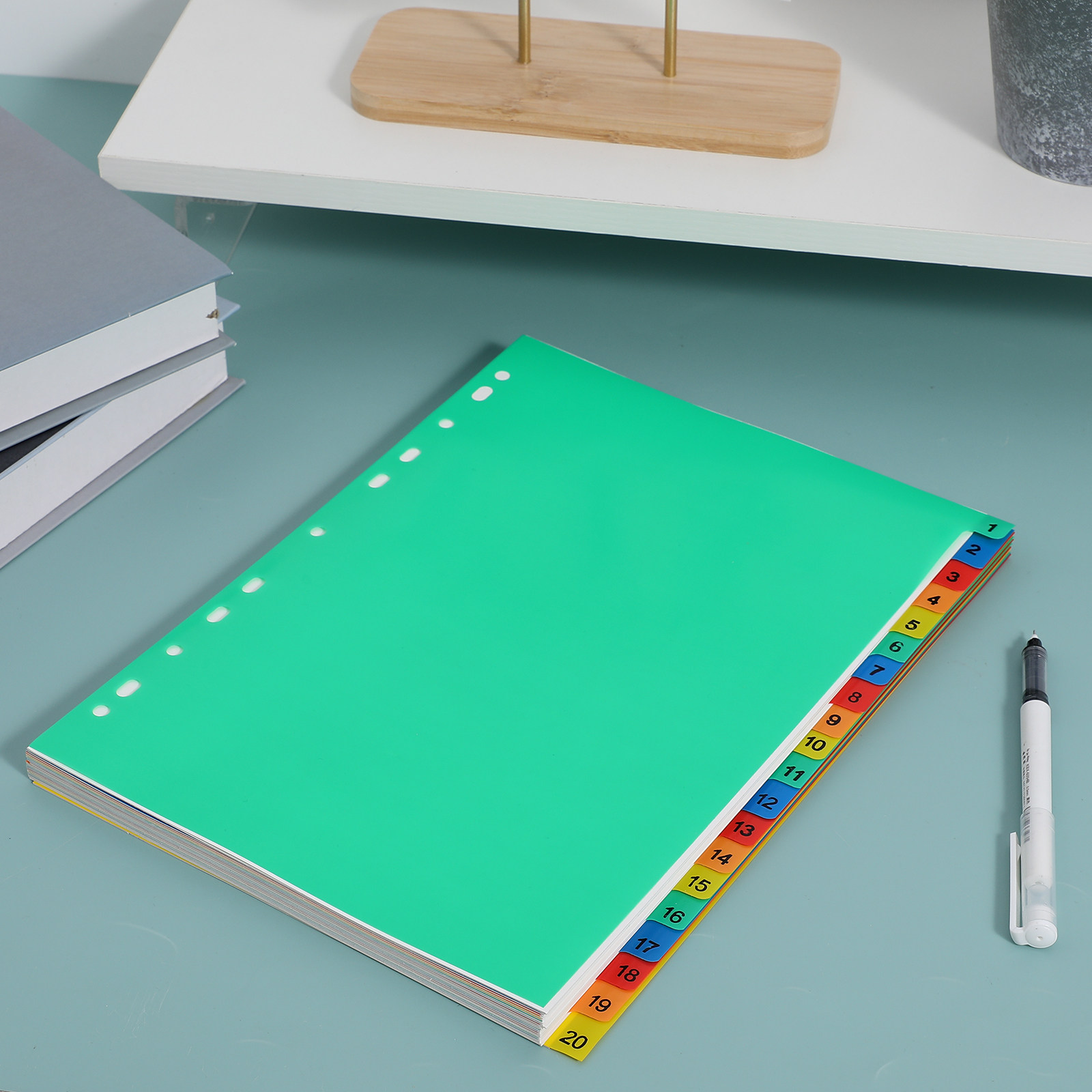 20 Pages A4 Colorful Plastic B – Tab Divider A4 recenzja i cena