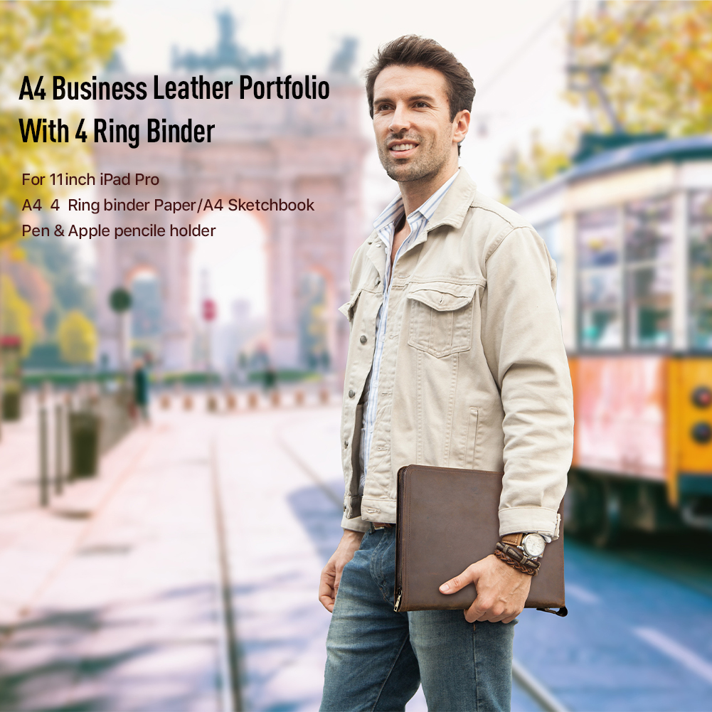 Luxury Retro A4 Cowhide Busine – Binder A4 Lever recenzja i cena