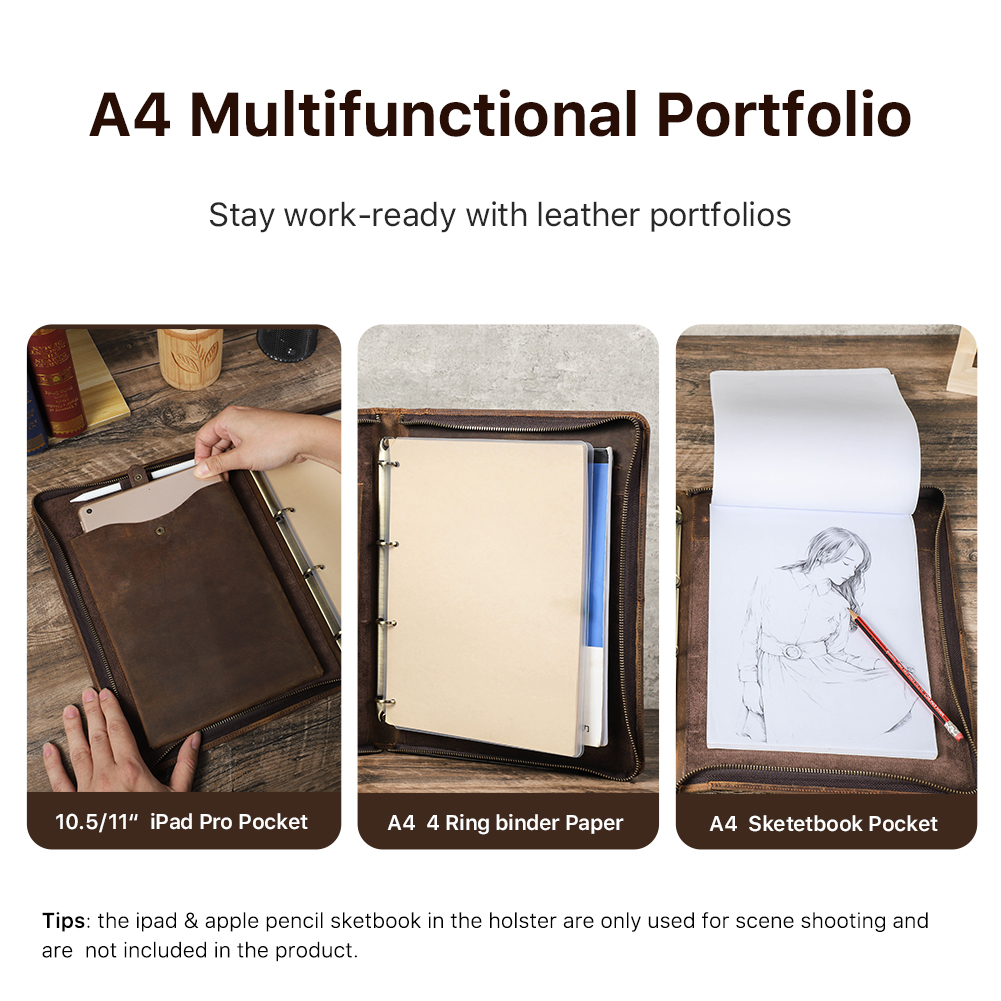 Luxury Retro A4 Cowhide Busine – Binder A4 Lever recenzja i cena
