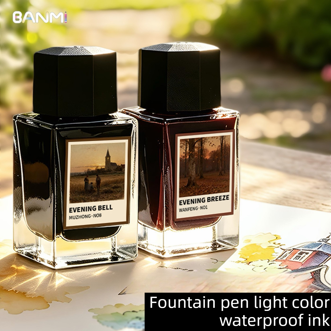 BANMI 10 Color Fountain Pens I – Fountain Pen Bottled Ink recenzja i cena