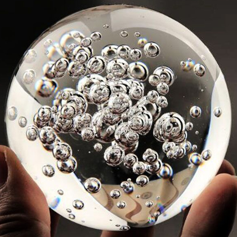 40/60/80MM Clear Bubble Crysta – Paper Weight Crystal recenzja i cena