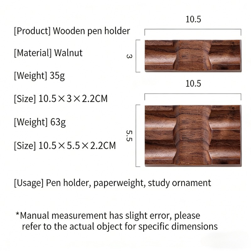 Walnut Wood Pen Holder Stand f – Pen Rest Single recenzja i cena