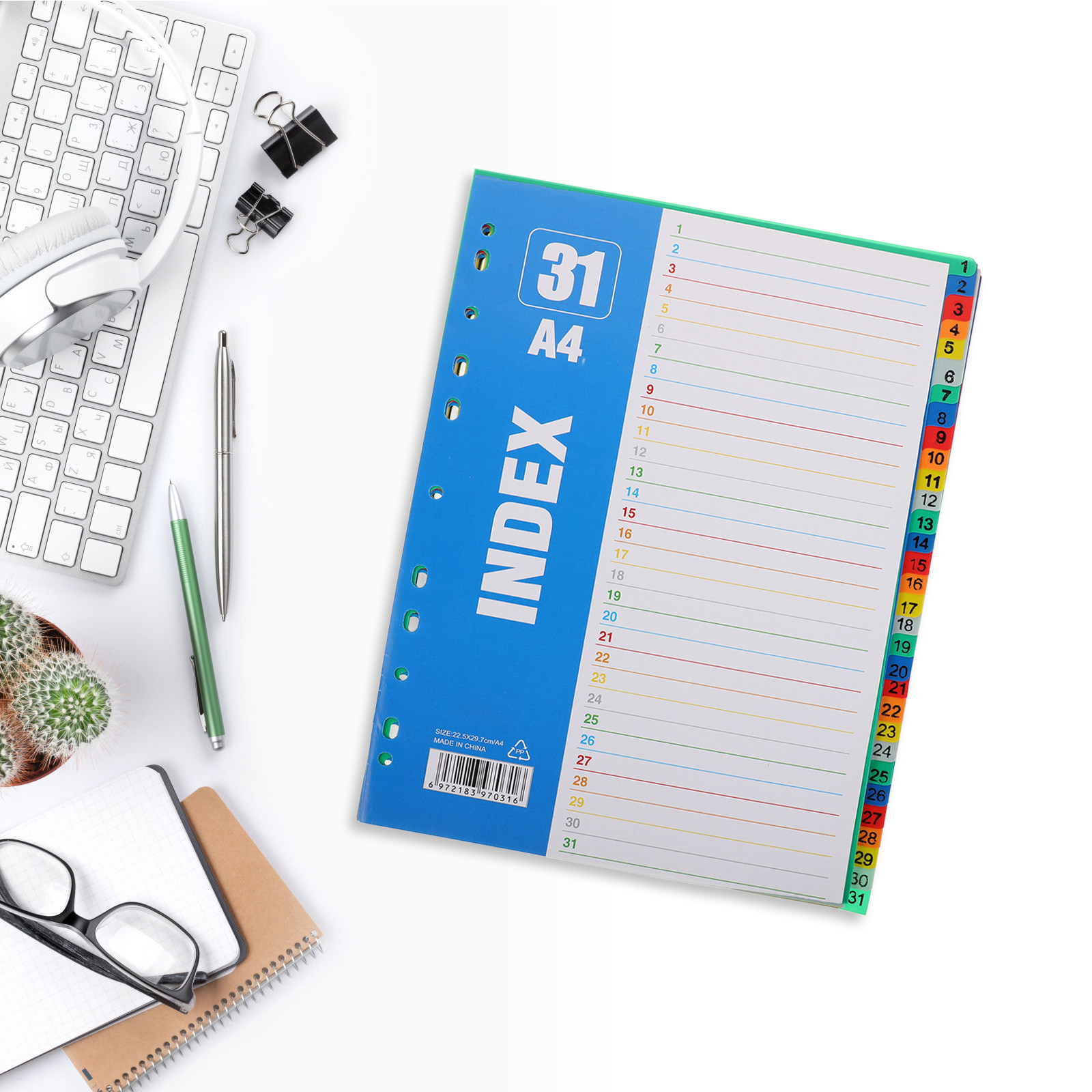1Set A4 11-Hole PP Index Divid – Tab Divider A4 recenzja i cena
