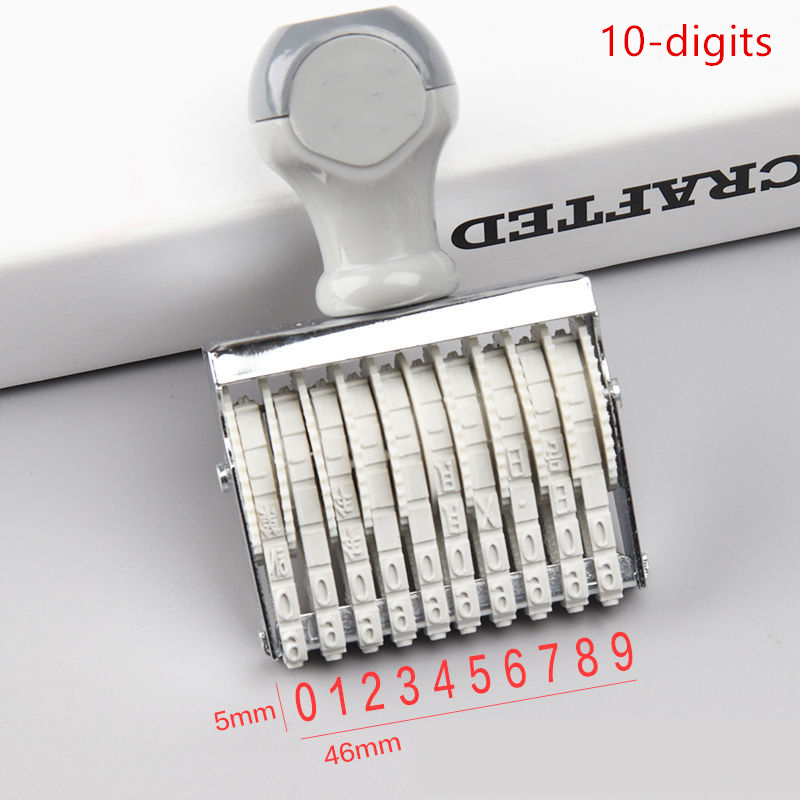 Portable 8/10 Digits Number St – Rubber Date Stamp recenzja i cena