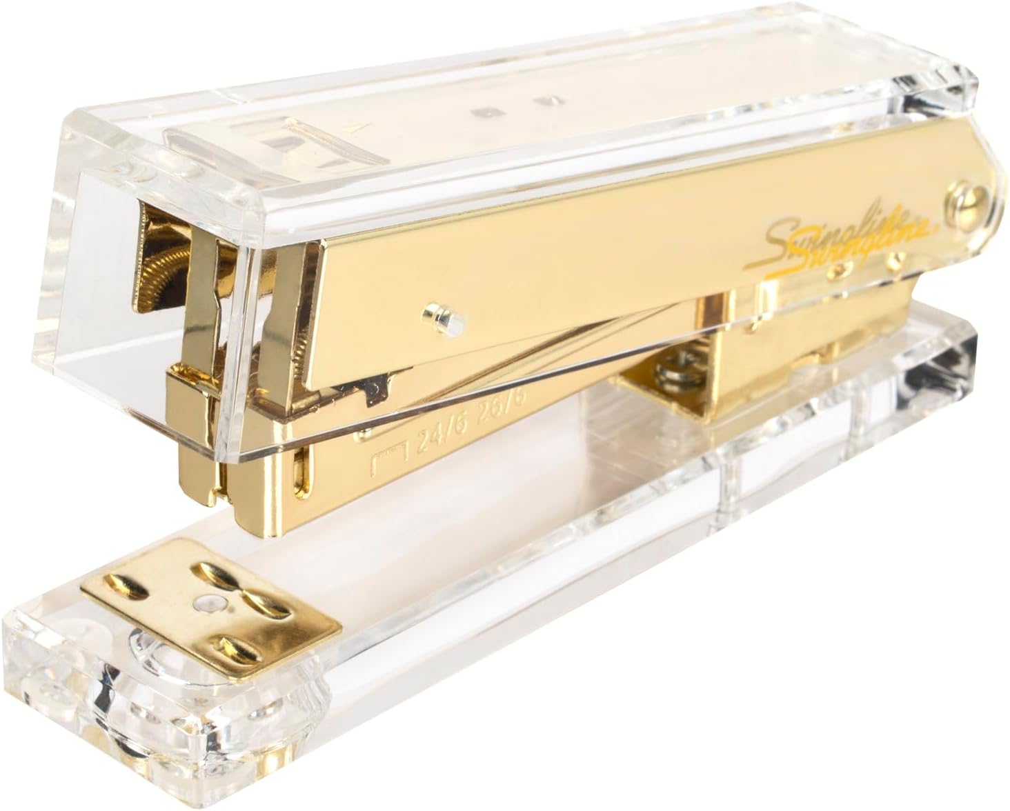 Compact Acrylic Gold Stapler,  – Stapler Half Strip recenzja i cena