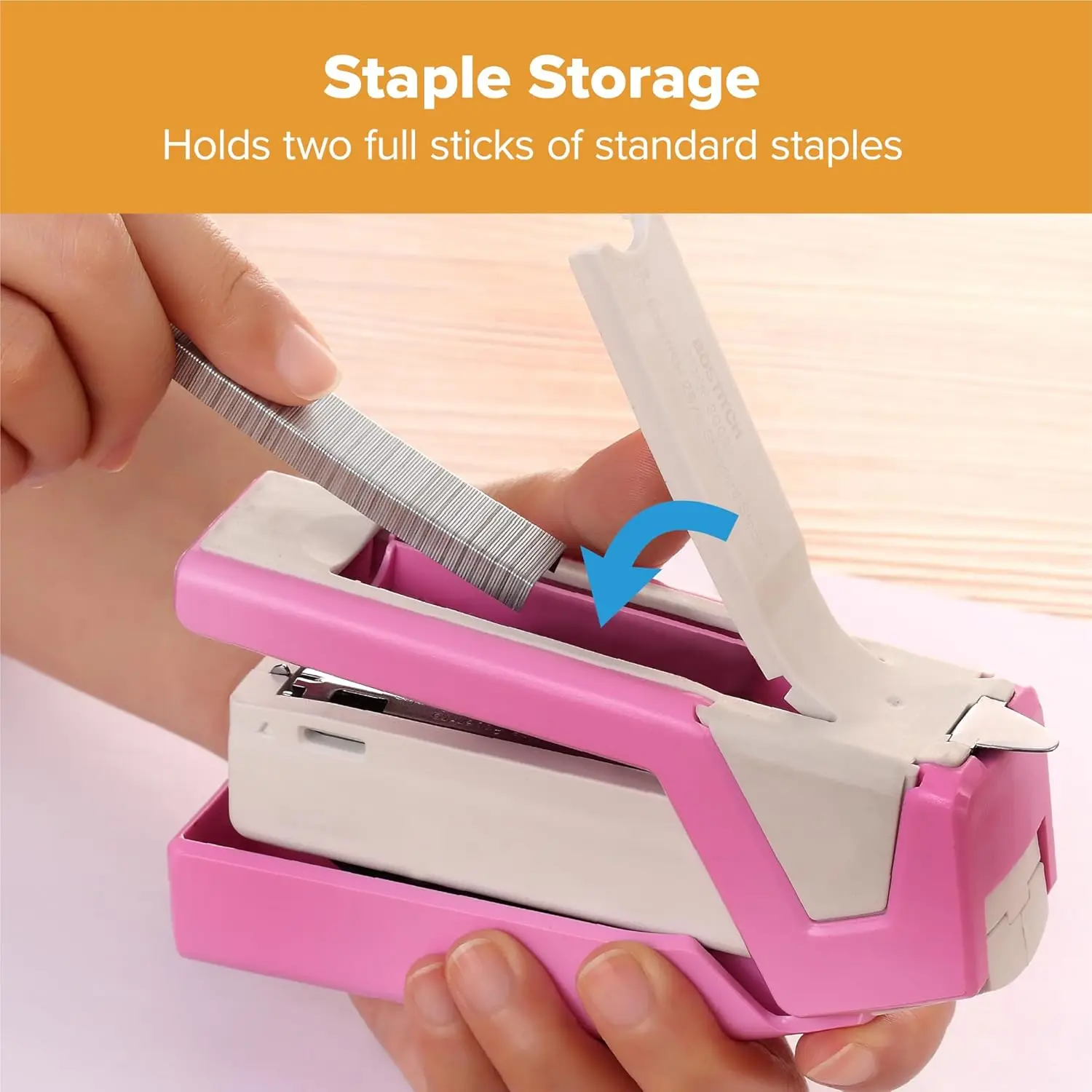 Spring-Powered Stapler, 3-in-1 – Stapler Half Strip recenzja i cena