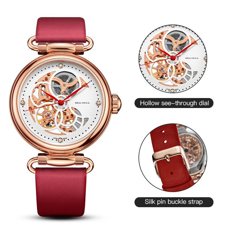 Seagull Openwork Dial Mechanic – Paper Weight Crystal recenzja i cena
