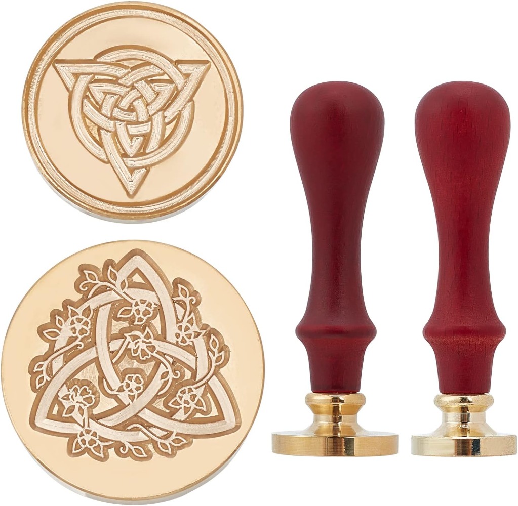 2 Set Celtic Knot Wax Seal Sta – Wax Seal Stamp Set recenzja i cena
