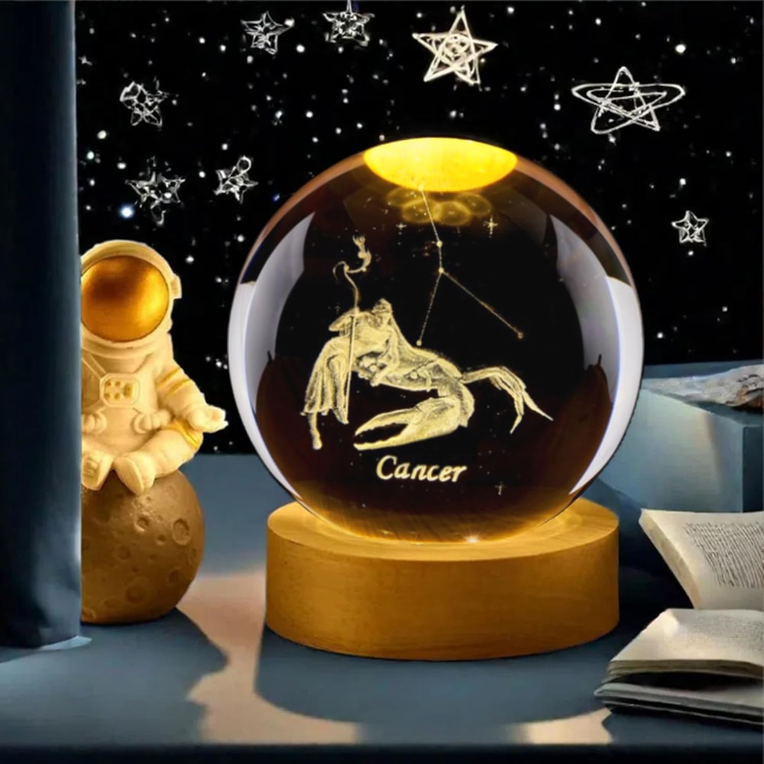 3D Cancer Constellation Crysta – Paper Weight Crystal recenzja i cena