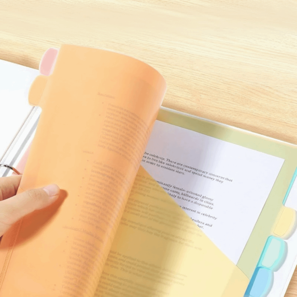 8 pcs A4 Pastel Binder Divider – Tab Divider A4 recenzja i cena