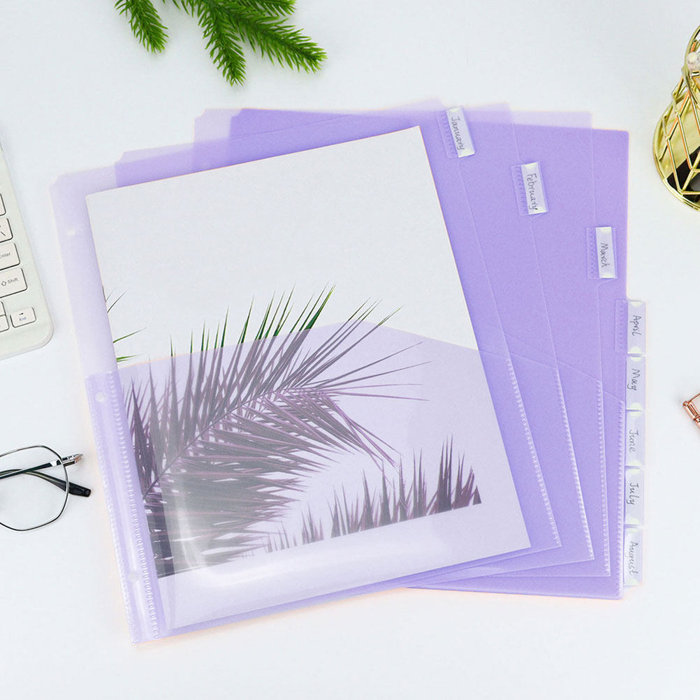 2Sets Binder Dividers Plastic  – Tab Divider A4 recenzja i cena