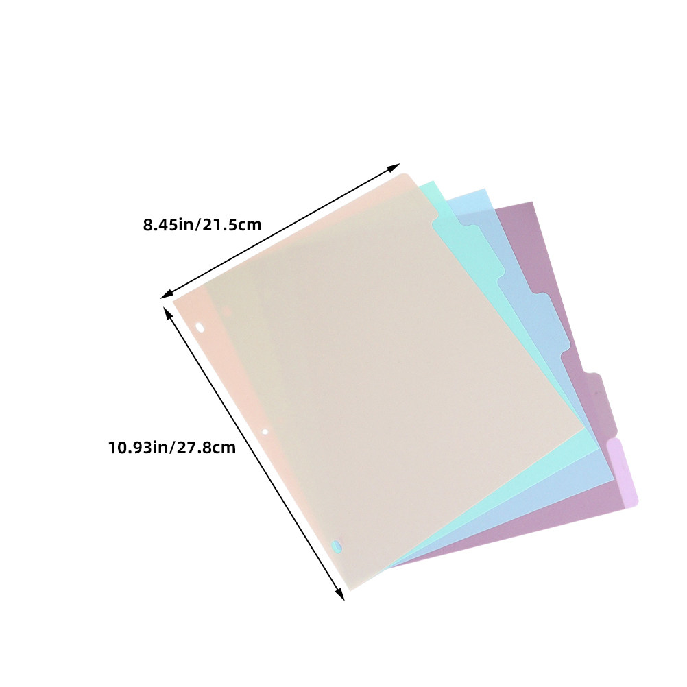 1Set Binder Dividers A4 Froste – Tab Divider A4 recenzja i cena