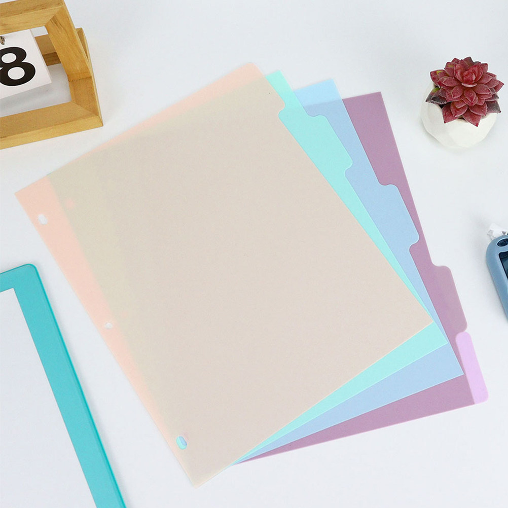 1Set Binder Dividers A4 Froste – Tab Divider A4 recenzja i cena