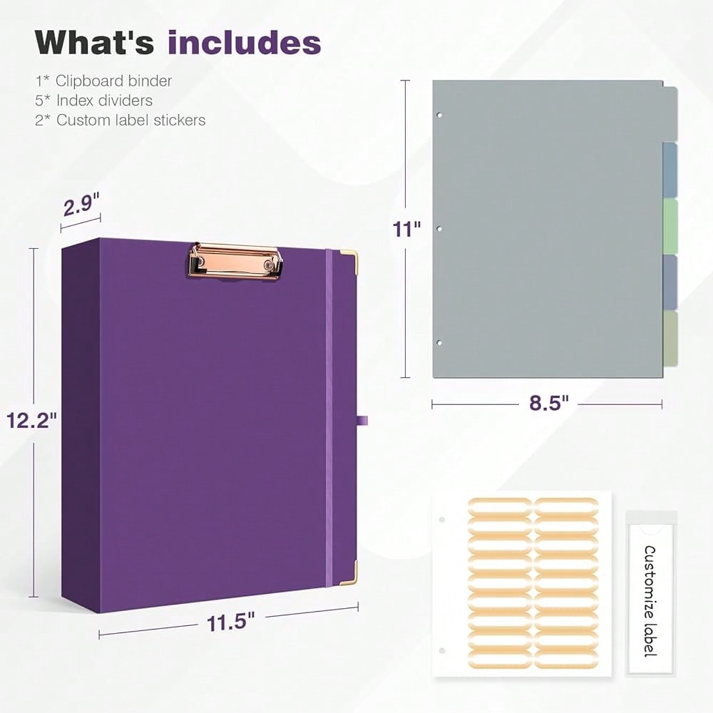 Mini 3 Ring Binder 2 Inch For  – Tab Divider A4 recenzja i cena