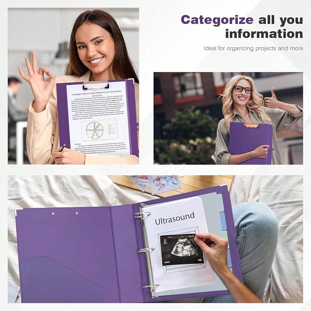 Mini 3 Ring Binder 2 Inch For  – Tab Divider A4 recenzja i cena