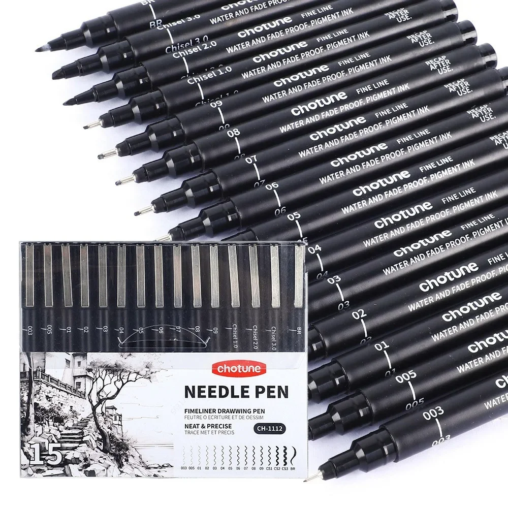 Black Micro Pens,15 Sizes,Wate – Correction Pen Fine recenzja i cena