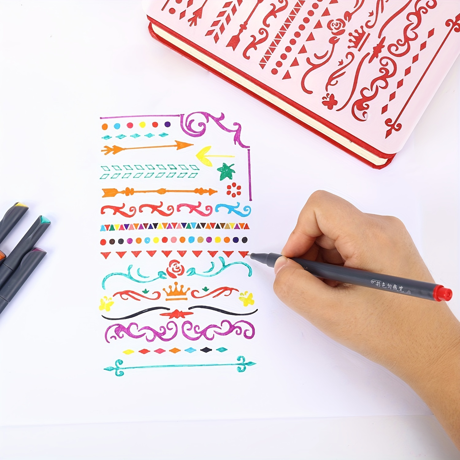 12-100pcs Colorful Line Drawin – Correction Pen Fine recenzja i cena