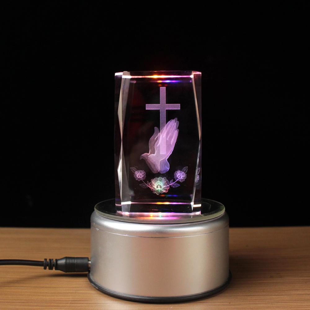 3D Laser Crystal Religious Cub – Paper Weight Crystal recenzja i cena