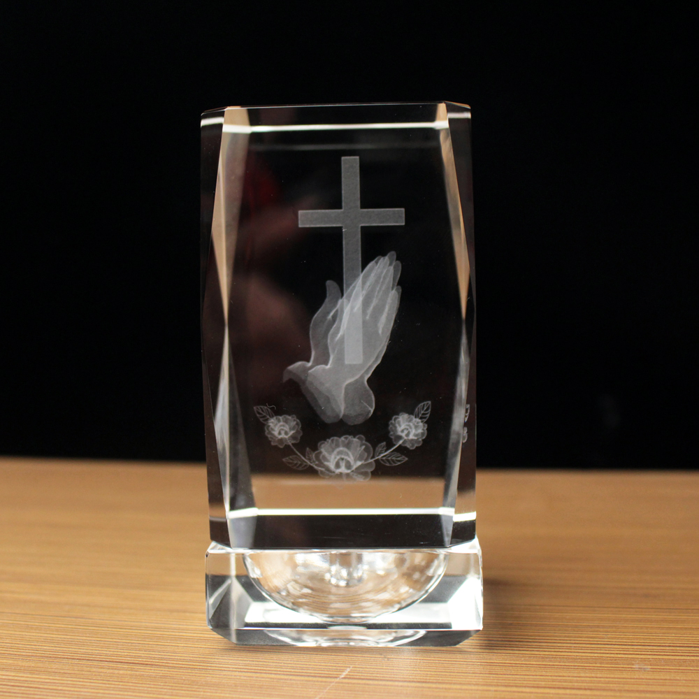 3D Laser Crystal Religious Cub – Paper Weight Crystal recenzja i cena