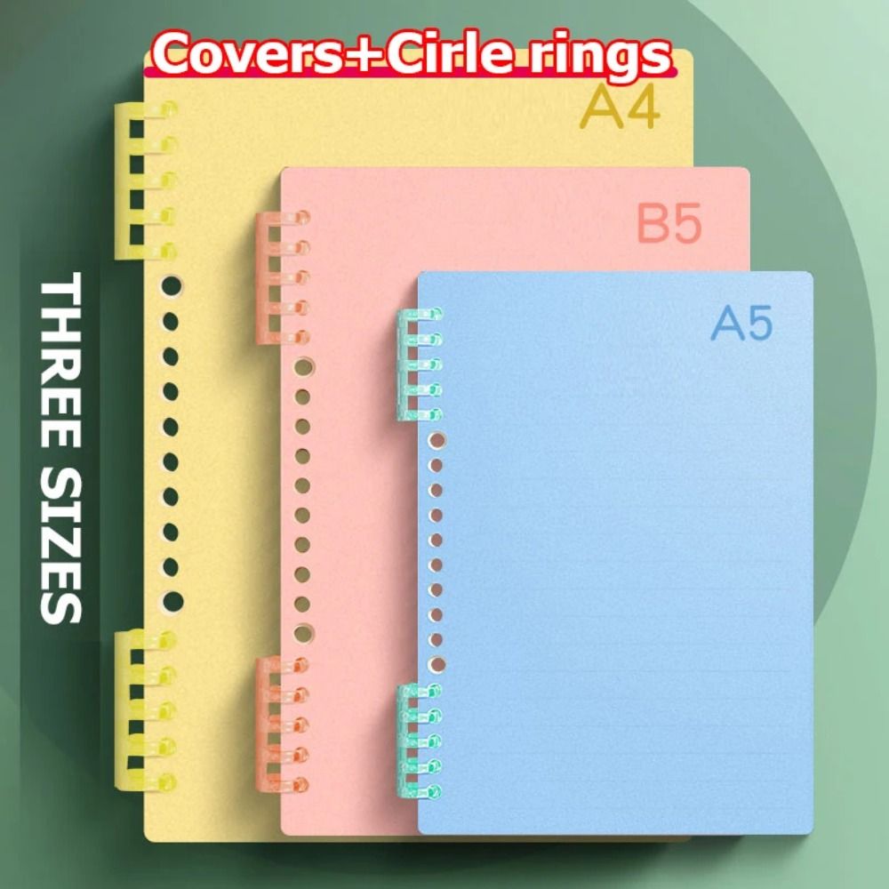 4Pcs PP Loose-leaf Book Cover  – Binder A4 Lever recenzja i cena