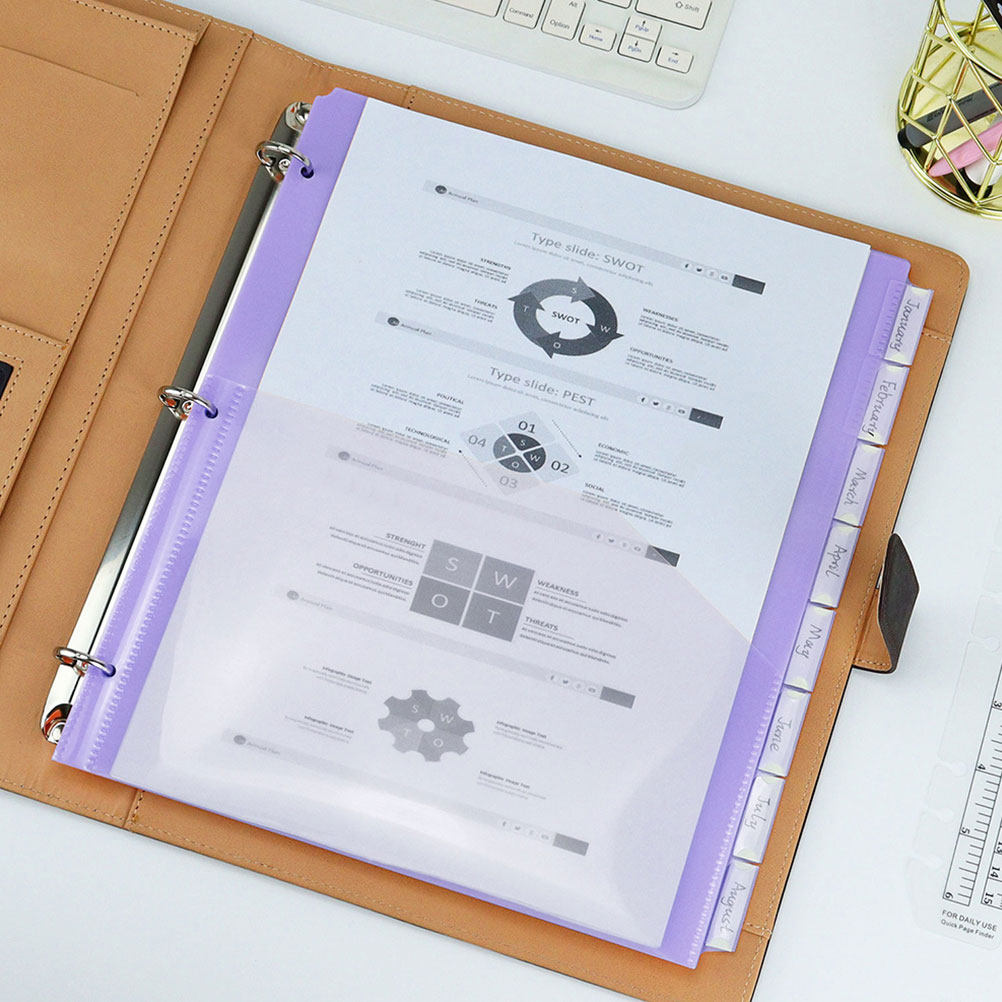 2Sets A4 Binder Dividers Plast – Tab Divider A4 recenzja i cena