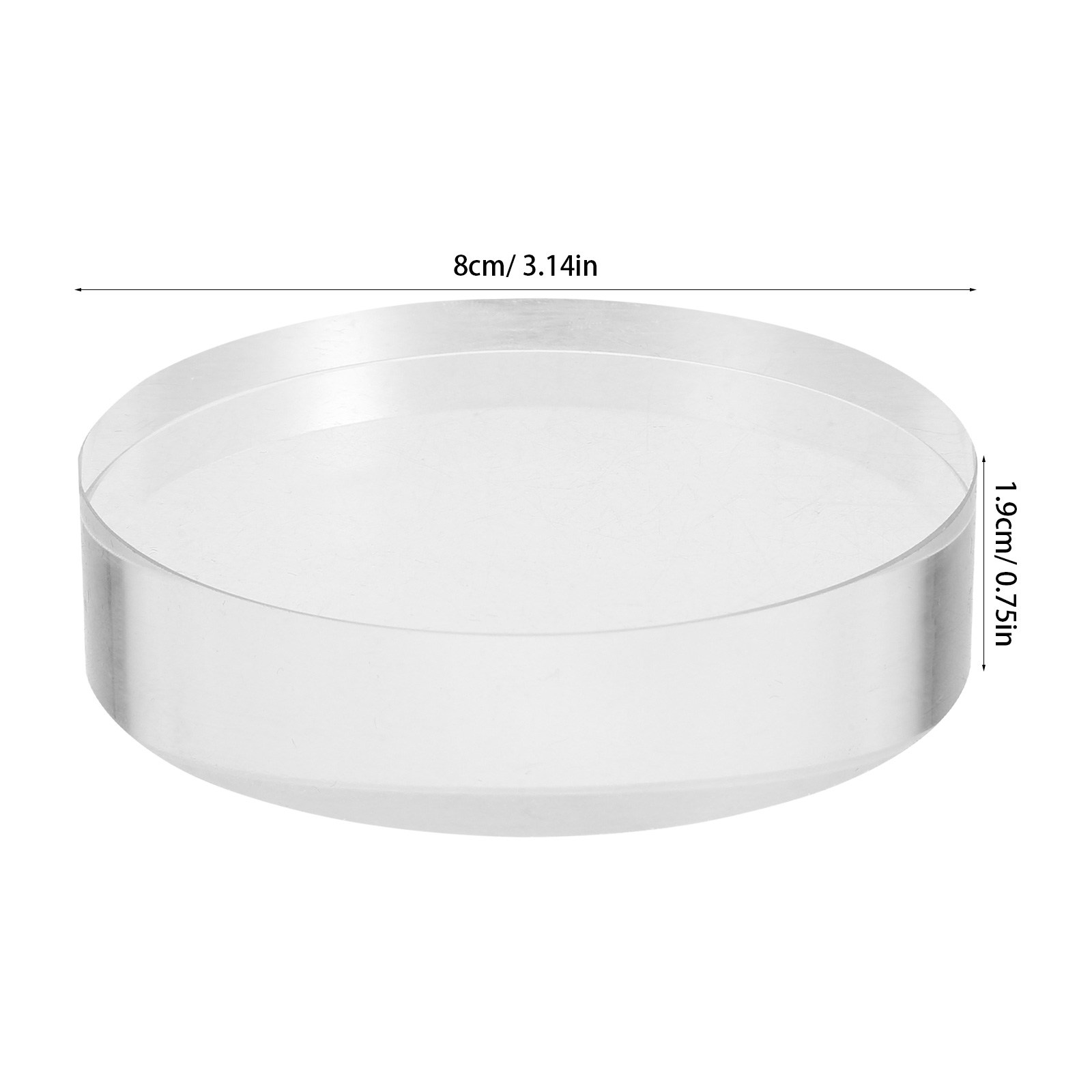 2Pcs Clear Round Crystal Glass – Book Weight Glass recenzja i cena