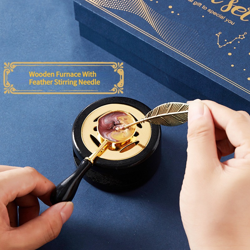 Starry Fire Lacquer Stamp Set  – Wax Seal Stamp Set recenzja i cena