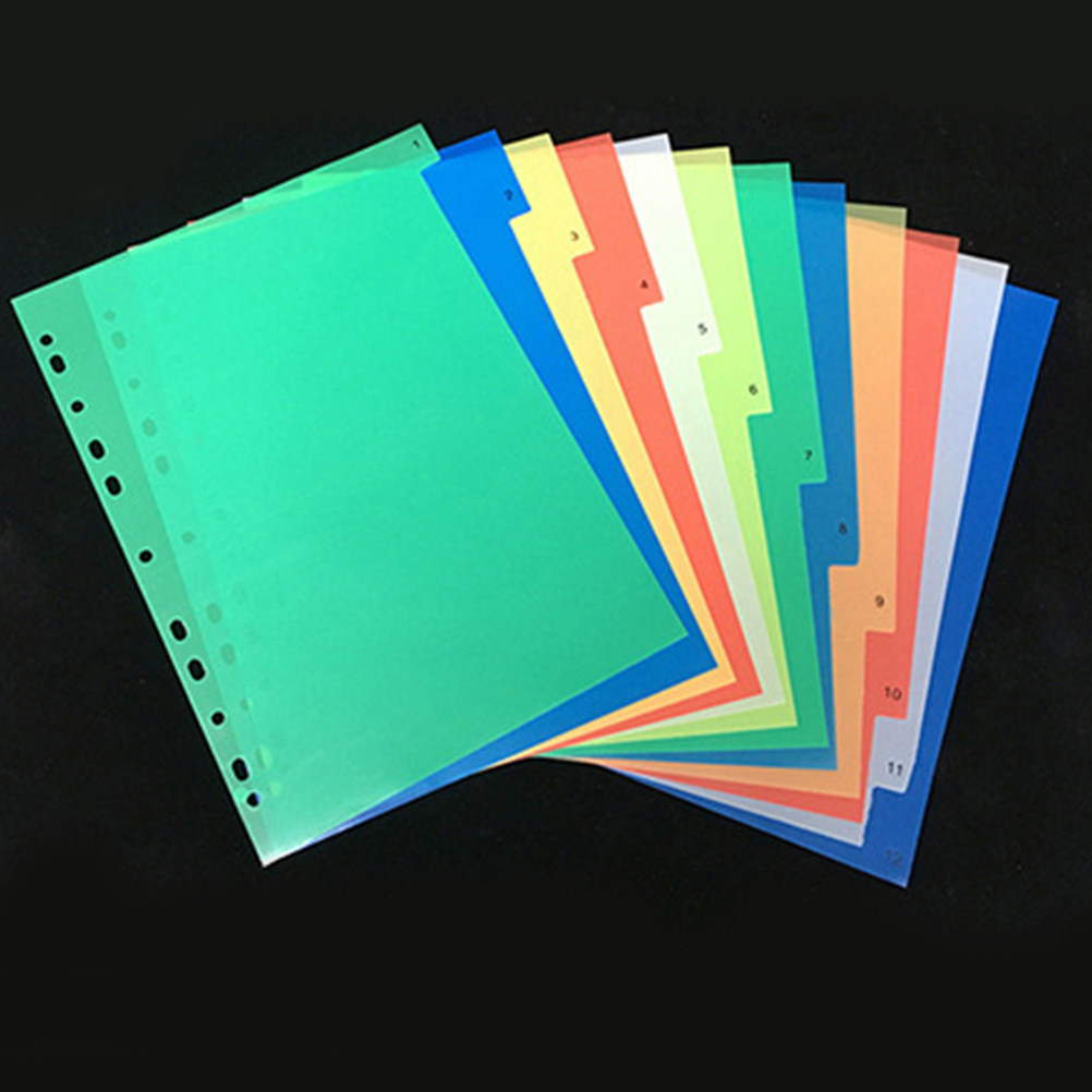 40Pcs Multi Color Index Page D – Tab Divider A4 recenzja i cena