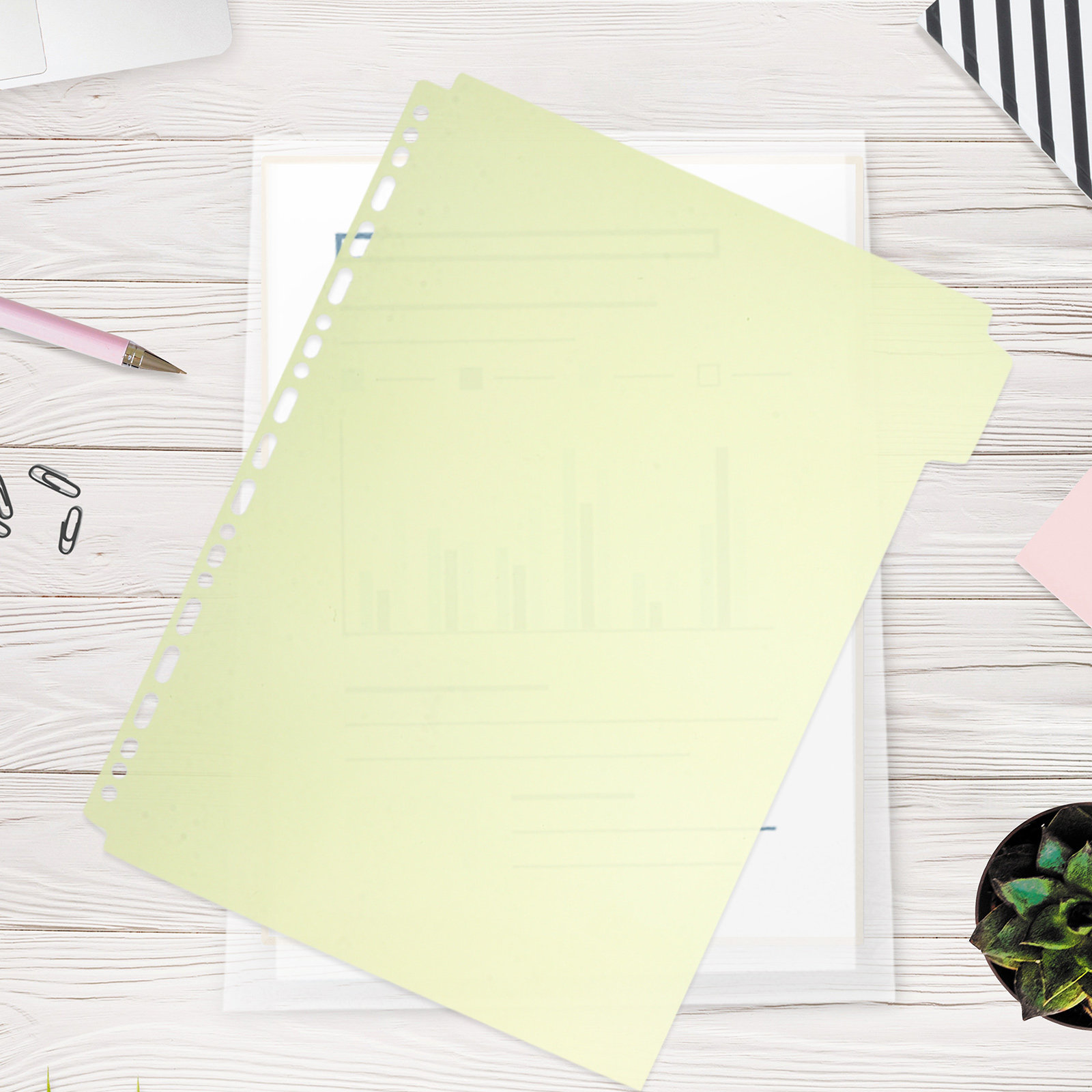 6Pcs File Binder Dividers A4 I – Tab Divider A4 recenzja i cena
