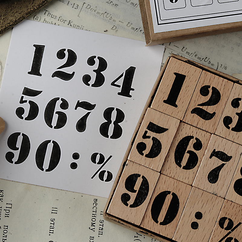 Arabic Numbers Day Month Calen – Rubber Date Stamp recenzja i cena